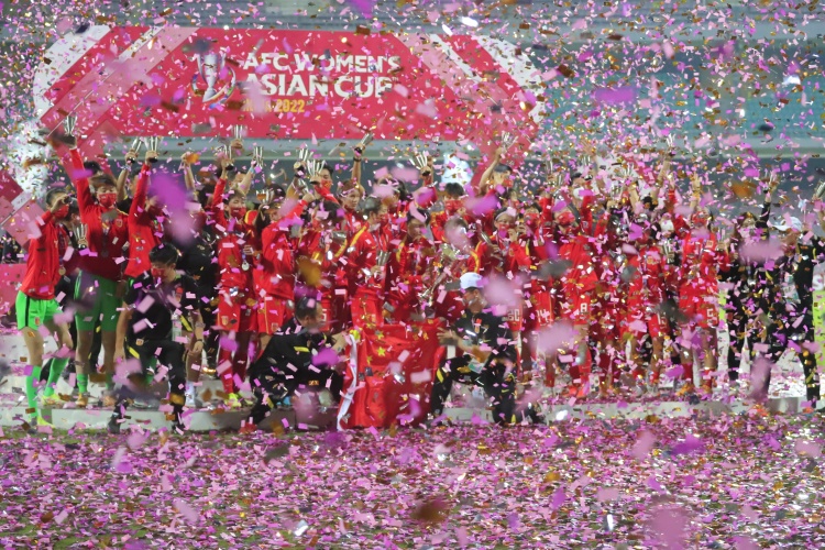 国字号队伍上次洲际决赛是2022年女足亚洲杯，中国队绝杀韩国夺冠